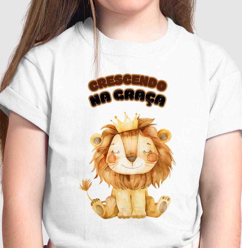 Camiseta infantil Crescendo na Graça
