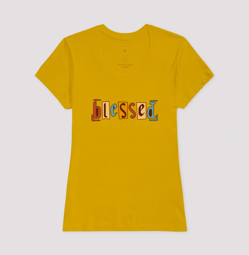 Camiseta Feminina  Blessed