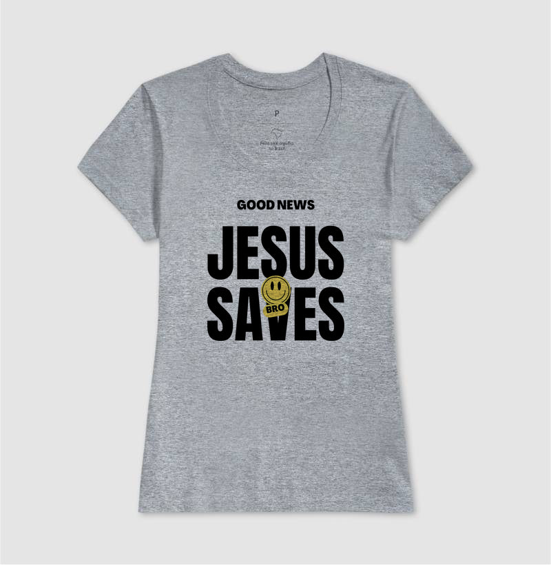 Camiseta feminina Jesus saves