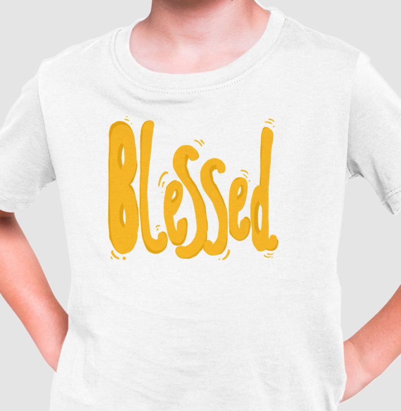 Camiseta infantil Blessed