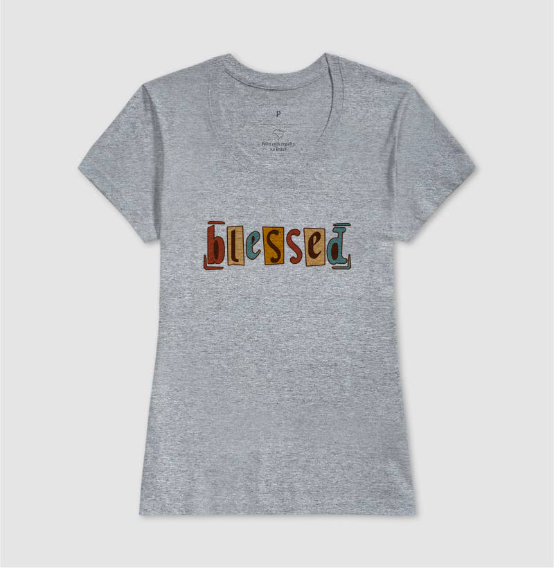 Camiseta Feminina  Blessed