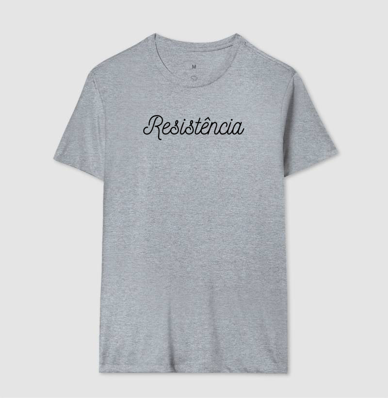 Camiseta masculina Resistência