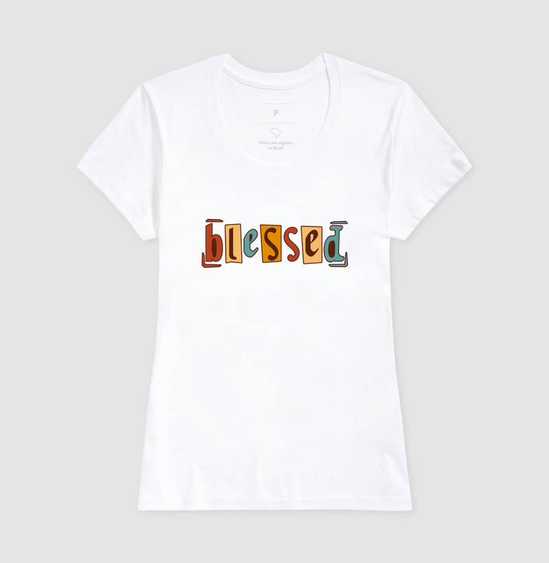 Camiseta Feminina  Blessed