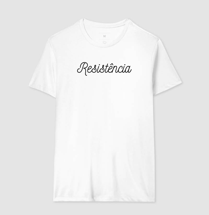 Camiseta masculina Resistência