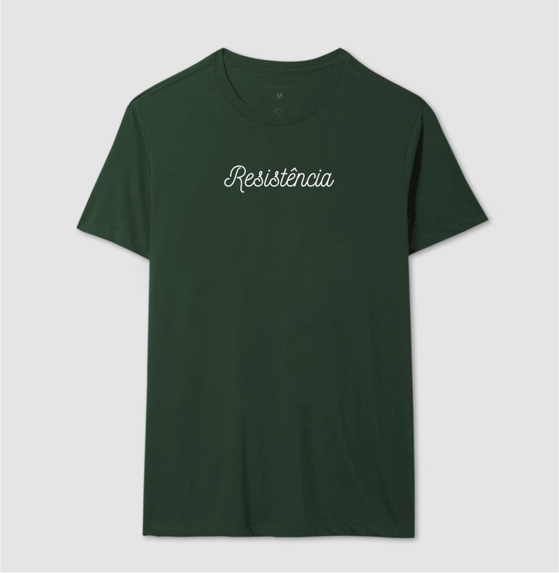Camiseta masculina Resistência