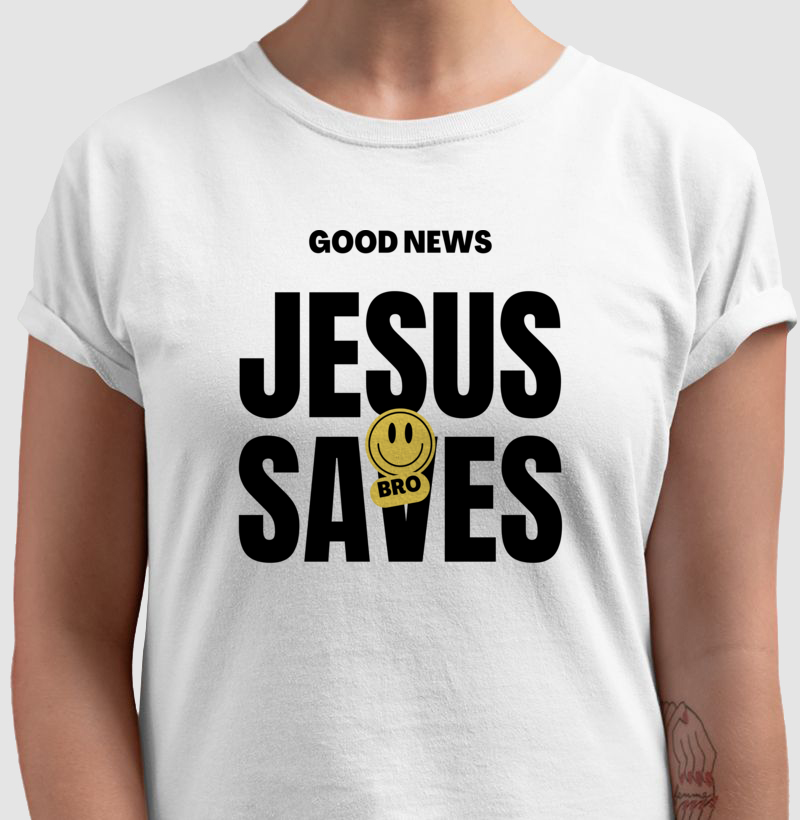 Camiseta feminina Jesus saves