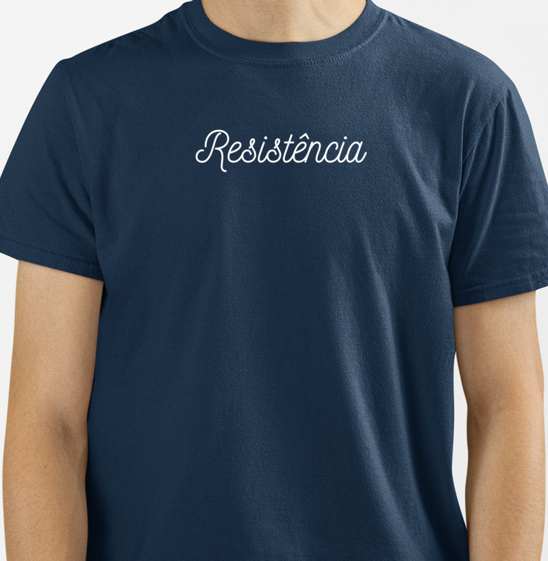 Camiseta masculina Resistência